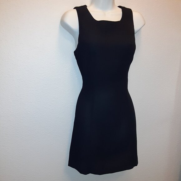 Little Navy Blue Dress * Sz 5/6 * Short / Mini * A little Bit Sheer * Long Zip * - Picture 1 of 6